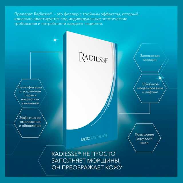 Radiesse не просто заполняет морщины, он преображает кожу